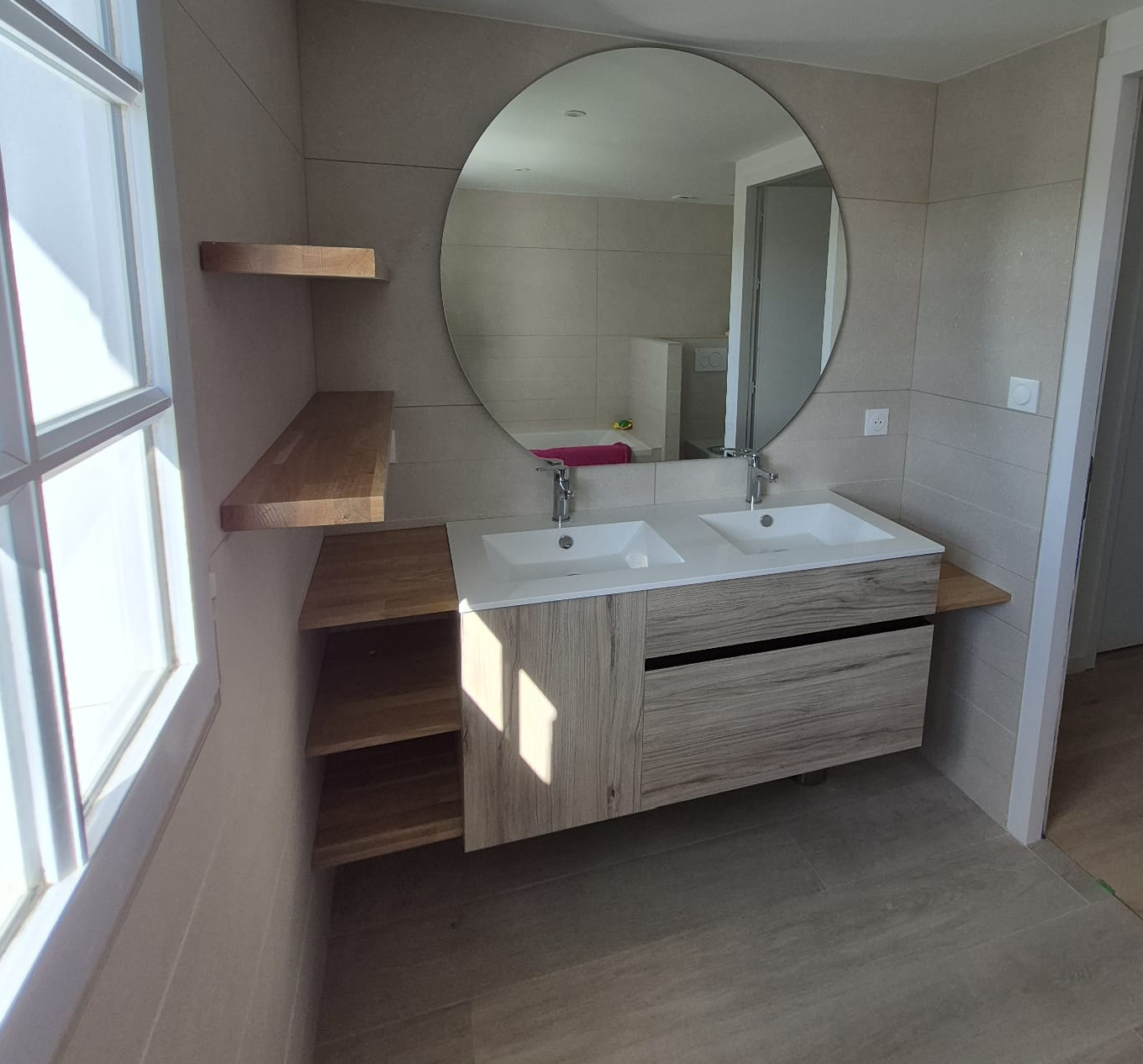 Aménagement intérieur d'une salle de bain sur mesure
